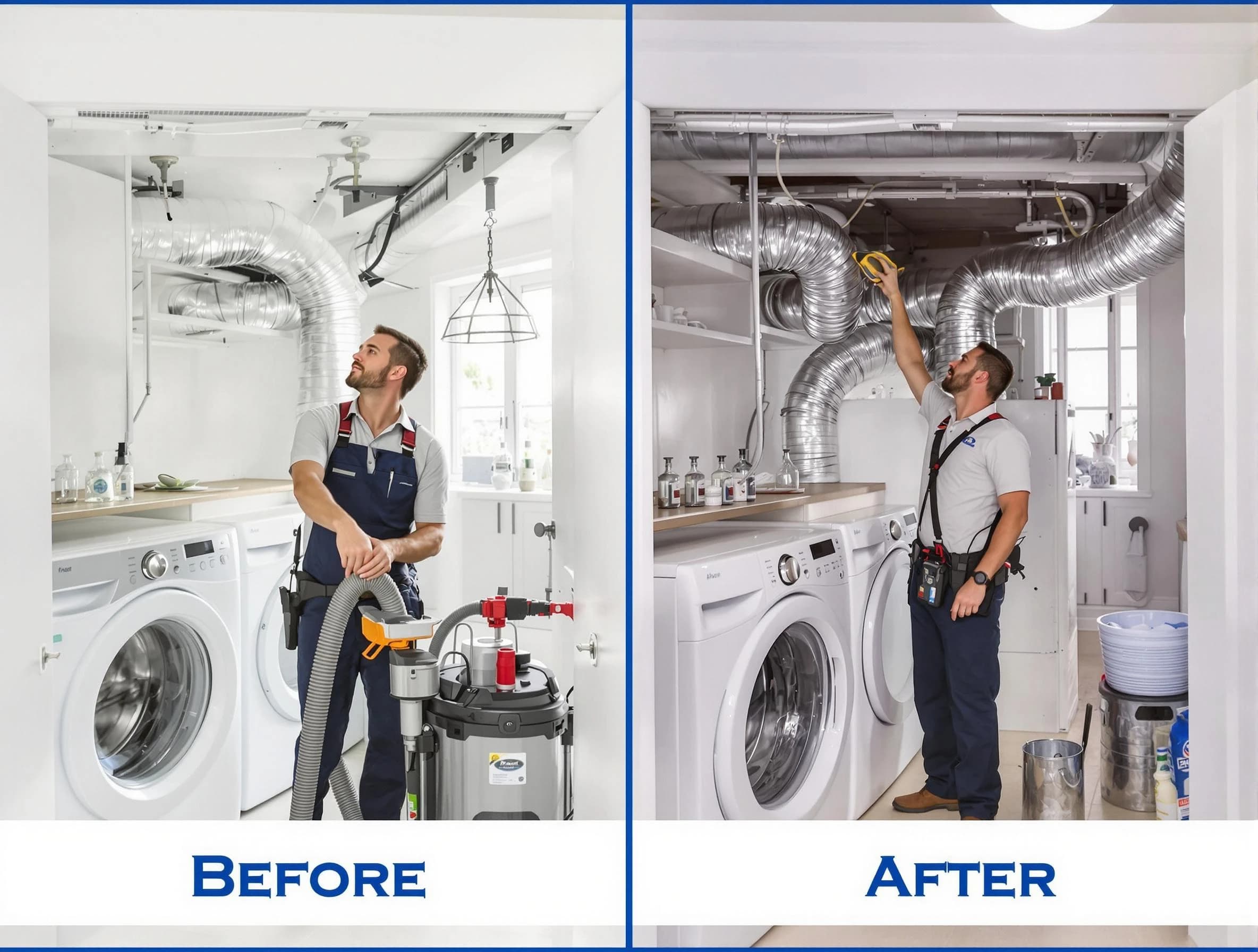 Expert gas dryer vent cleaning by Midlothian Dryer Vent Cleaning in Midlothian