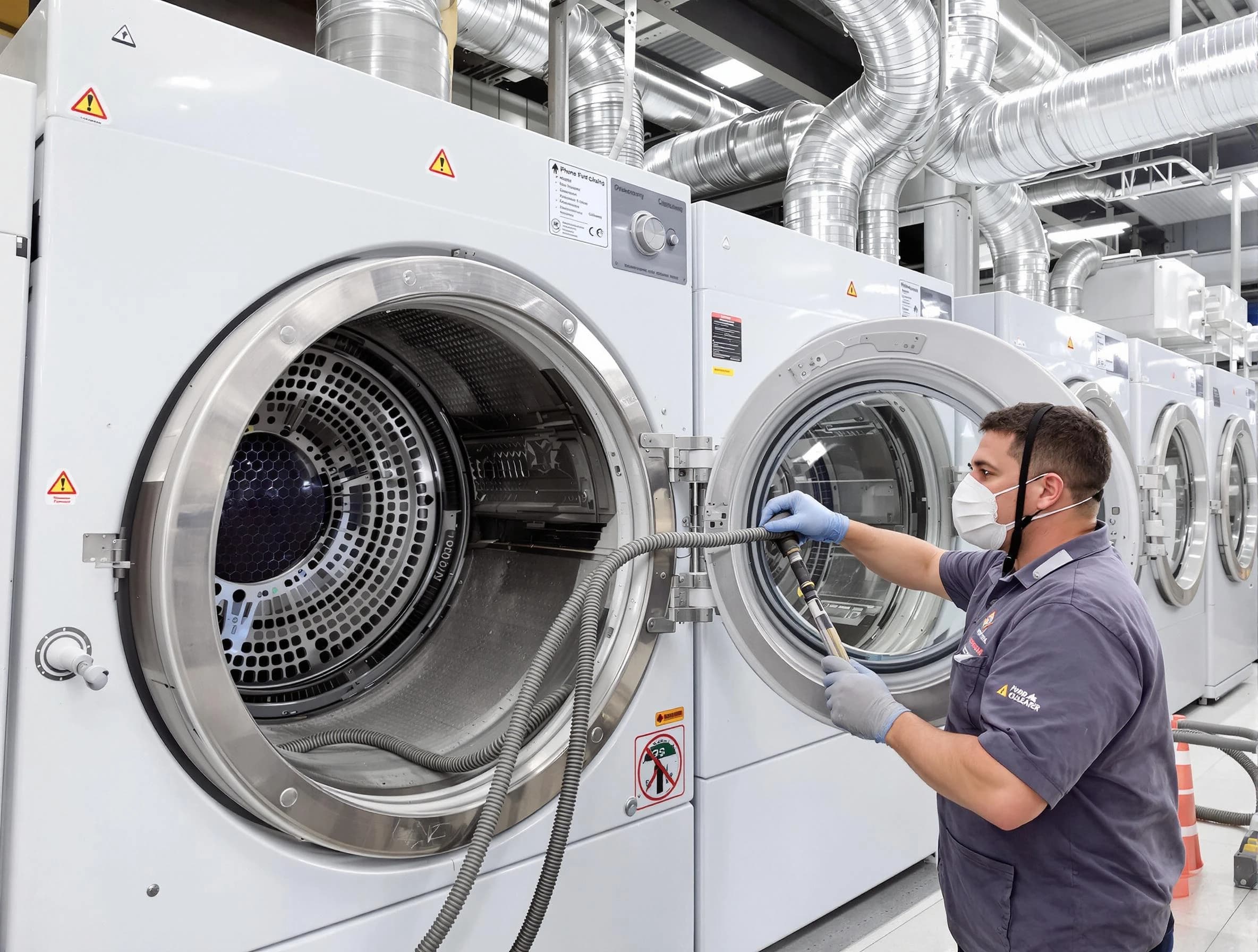 Industrial-grade dryer vent cleaning by Midlothian Dryer Vent Cleaning in Midlothian