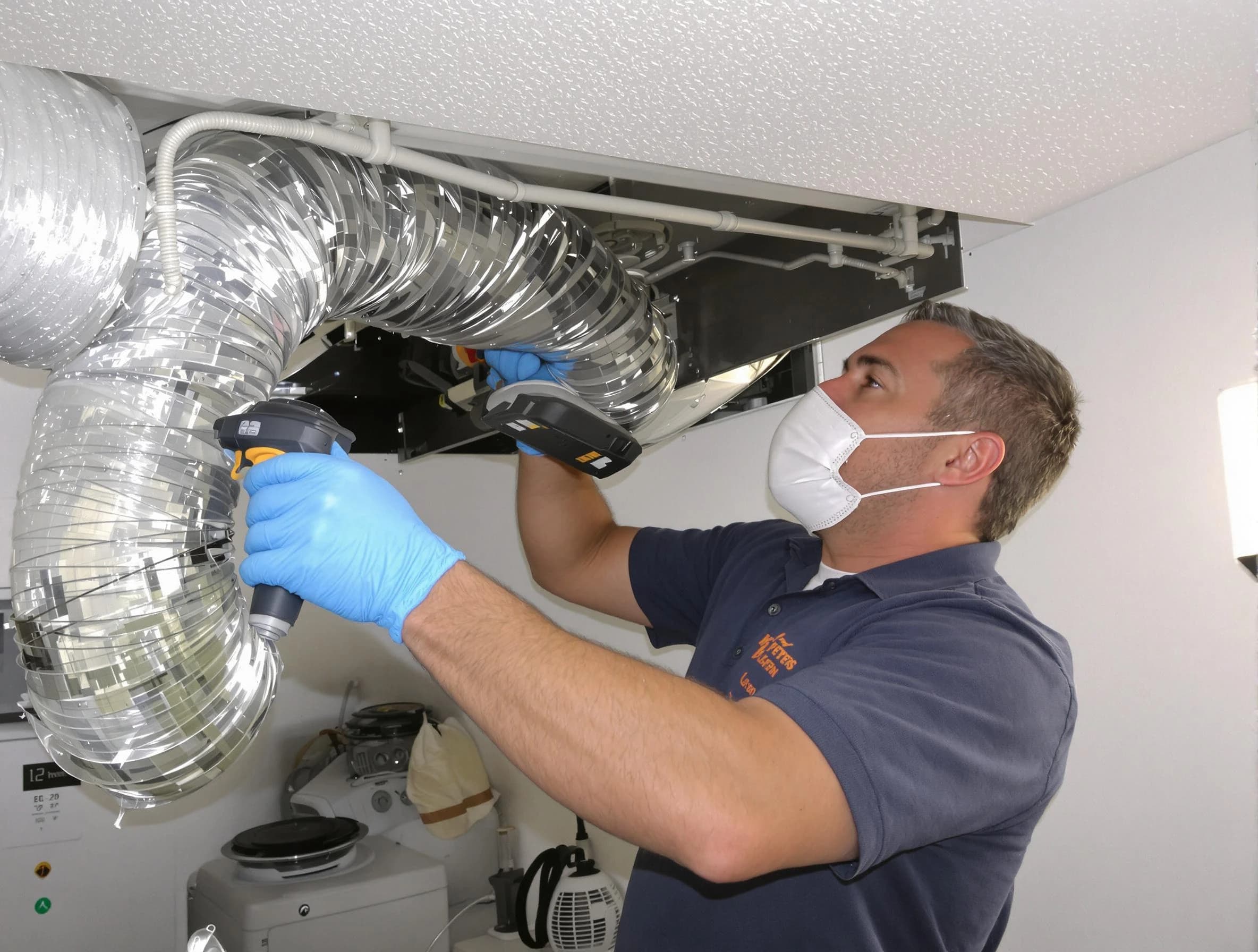 Midlothian Dryer Vent Cleaning professional performing thorough residential dryer vent cleaning in Midlothian