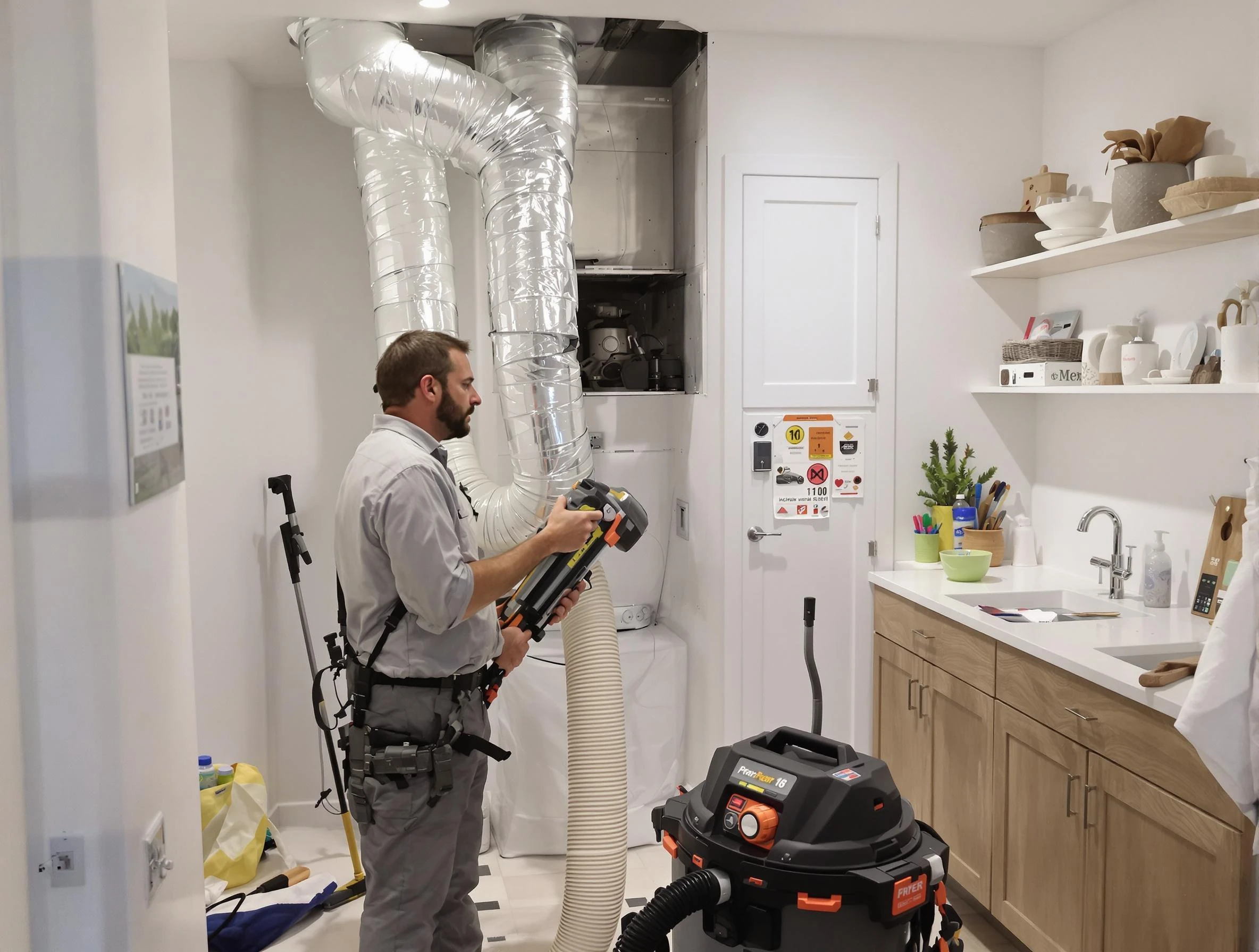 Clogged Dryer Vent Cleaning in Midlothian