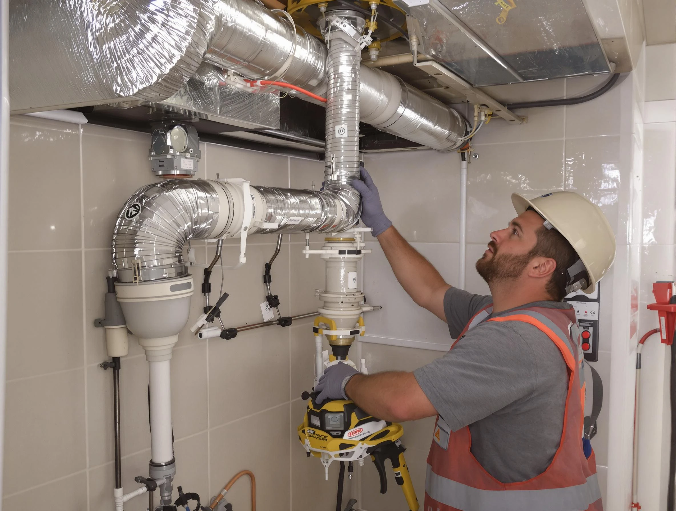 Midlothian Dryer Vent Cleaning expert performing professional dryer vent repair and installation in Midlothian