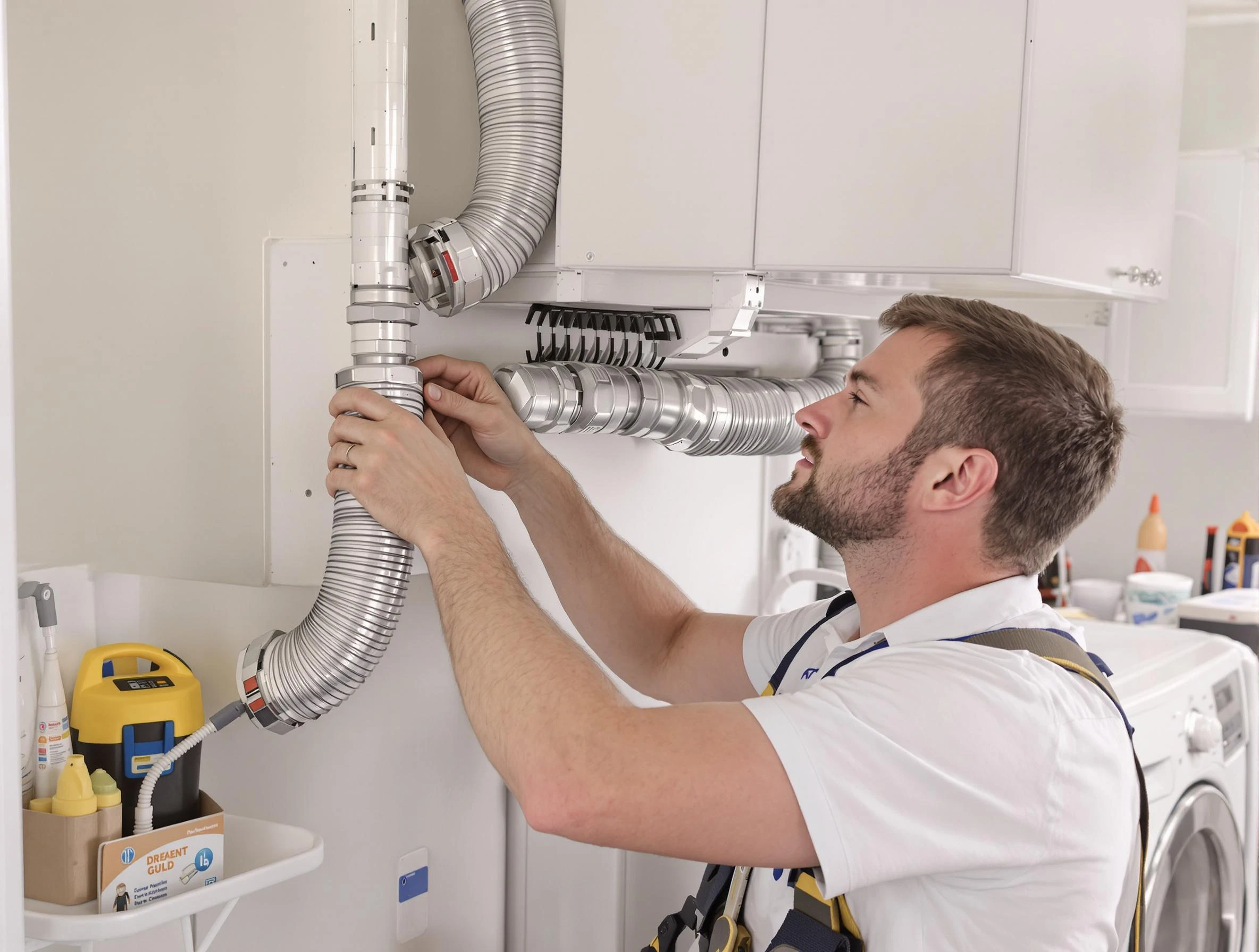 Professional dryer vent repair and installation by Midlothian Dryer Vent Cleaning in Midlothian