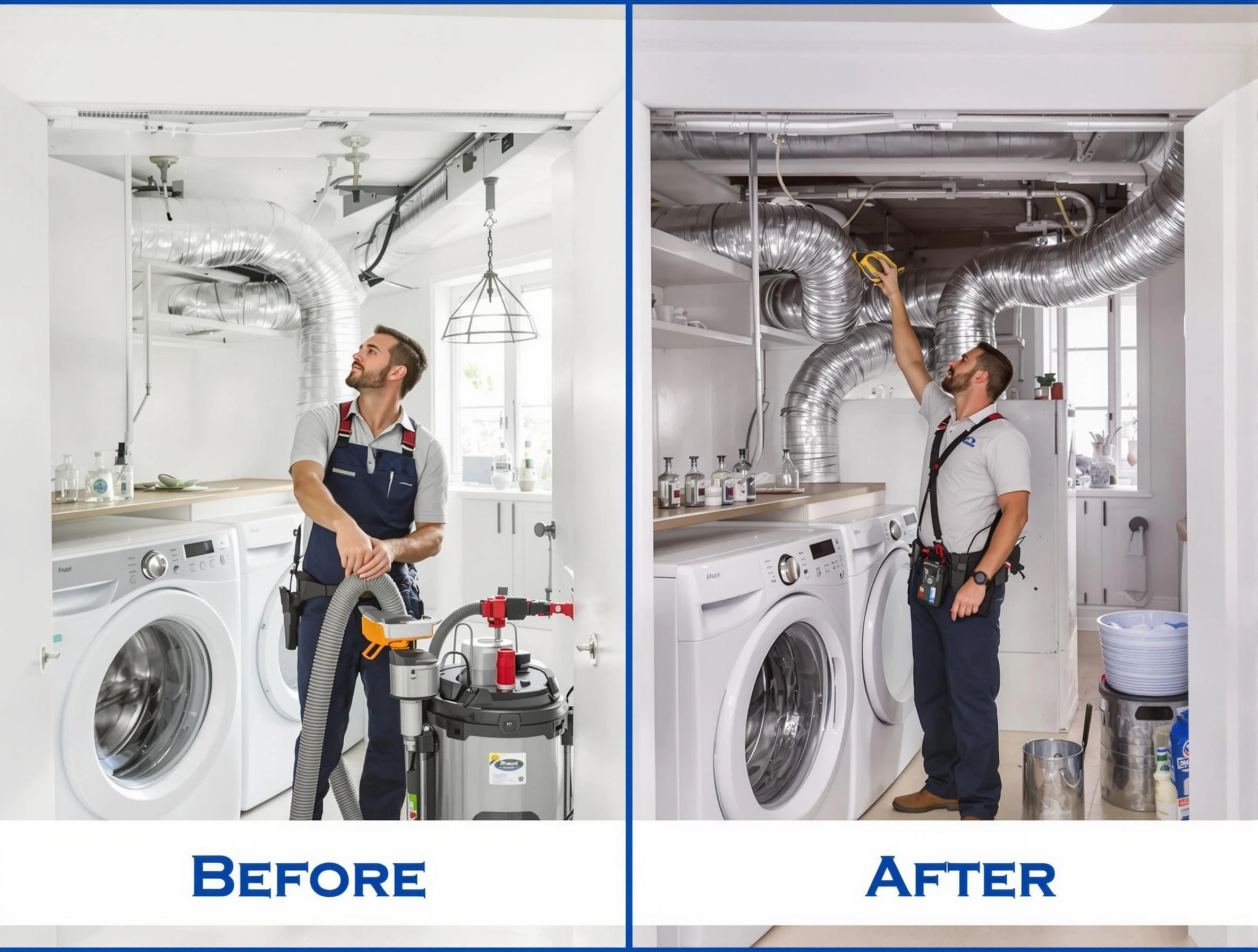 Expert gas dryer vent cleaning by Midlothian Dryer Vent Cleaning in Midlothian